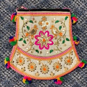 Bright and colorful purse